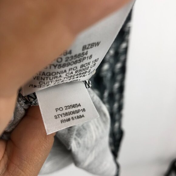 Patagonia Black & White ‘Margot’ Sleeveless Jersey Knit Fit &  Flare Dress S - Picture 14 of 16